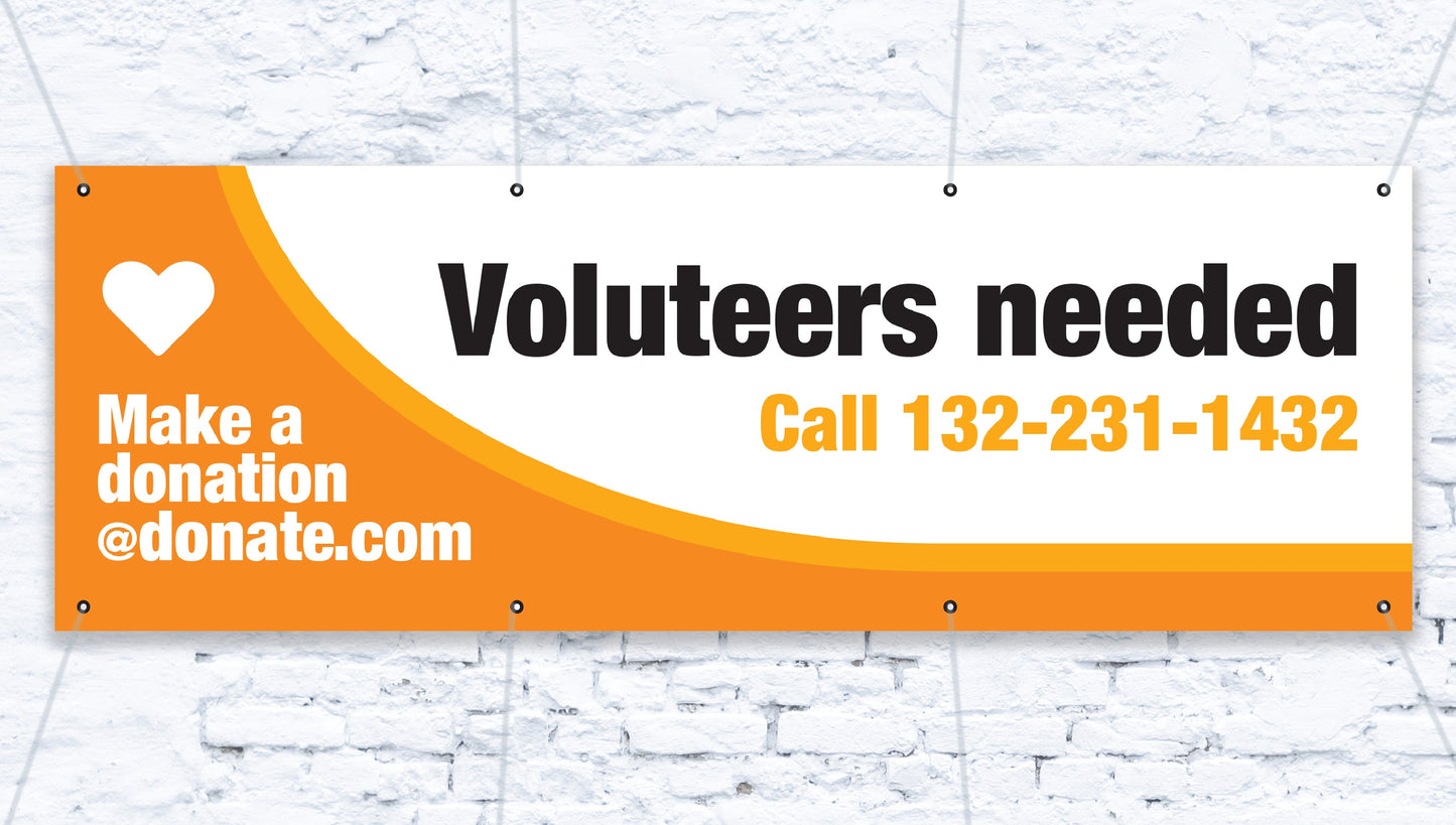 18oz Blockout Banner