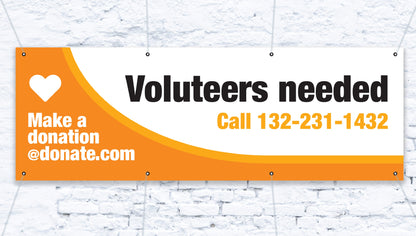 18oz Blockout Banner
