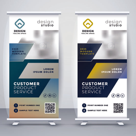 Roll Up Banner Ad Stand