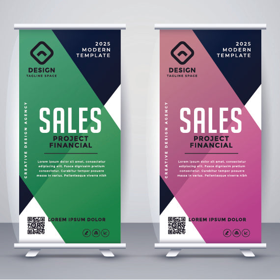 Roll Up Banner Ad Stand